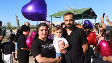 Yasmin Elif'in Doğum Günü Anısına Balonlar Uçuruldu