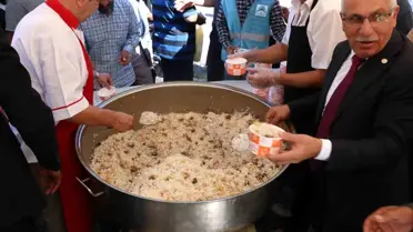Şanlıurfa'da Ahilik Haftası Etkinlikleri: 3 Bin Kişiye Etli Pilav İkramı