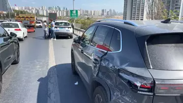 TEM Otoyolu'nda Zincirleme Kaza