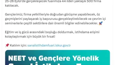 Gençler İçin Sanal İstihdam Fuarı