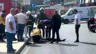 Beyoğlu'nda Motosiklet Kazası