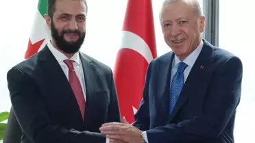 Cumhurbaşkanı Erdoğan, ABD'de Suriye lideri Şara ile görüştü