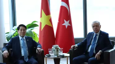 Cumhurbaşkanı Erdoğan, Vietnam Devlet Başkanı ile Görüştü