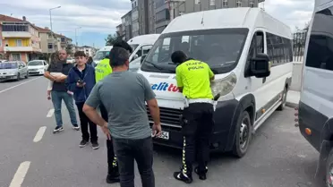 Karasu'da Okul Servislerine Sıkı Denetim