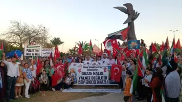 Mersin'de Filistin'e Destek Eylemi