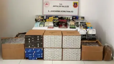 Kaş'ta Kaçak Tütün Operasyonu