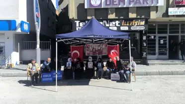 Muş'ta Evlat Nöbeti Sürüyor