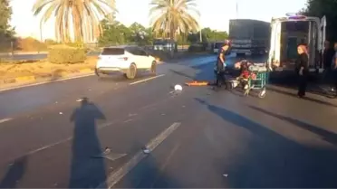 Manavgat'ta Motosiklet Kazası