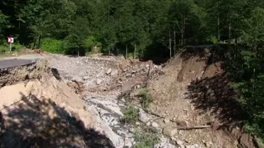 Artvin'de Sel Sonrası Muratlı Barajı'nda Kirlilik