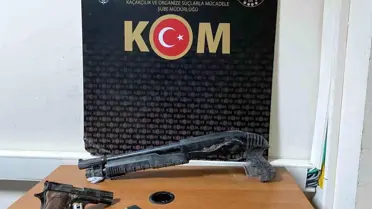 Tunceli'de Şantiye Alanında Silah ve Uyuşturucu Ele Geçirildi