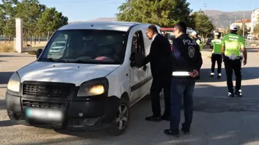 Yalvaç'ta Trafik Denetimi: 349 Araç Kontrol Edildi