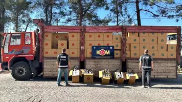 Adıyaman'da Milyonlarca Bandrolsüz Makaron Ele Geçirildi