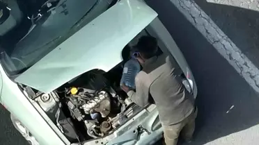 Ehliyetsiz Sürücü Dronla Yakalandı