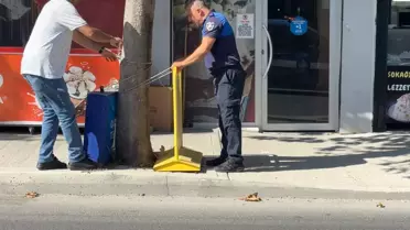 Kaldırıma Park Yapan Motosikletlere Ceza