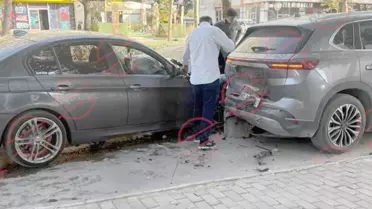 BMW Togg'a çarptı! Sonuç bakın ne oldu