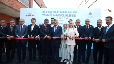 Özgür Özel, Elazığ'da Gazi Mesleki ve Teknik Anadolu Lisesi'nin Açılışına Katıldı