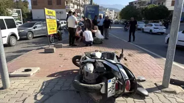 Gazipaşa'da Motosiklet Kazası: Bir Yaralı