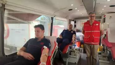 İtfaiye Haftasında, itfaiyecilerden kan bağışı duyarlılığı