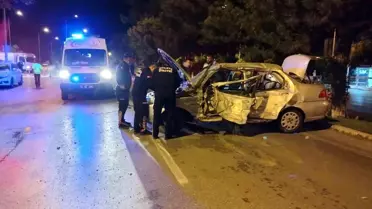 Isparta'da Trafik Kazası: Sürücü Ağaçlara Çarptı