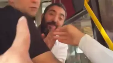 Otobüste karekod kavgası! Küçük kız hüngür hüngür ağladı
