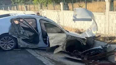 Kahramanmaraş'ta Otomobil-Tanker Çarpışması: 2 Yaralı