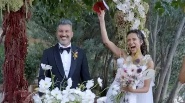 Tolga Akış ve genomen Gizem Kaya evlendi