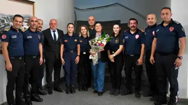 Başkan Çerçioğlu, İtfaiye Haftası'nda Ekipleri Ağırladı