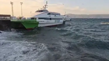 BUDO seferleri hava koşulları nedeniyle iptal edildi