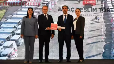 Çameli Belediyesi'ne TBB'den Hibe Kamyonet Teslim Edildi