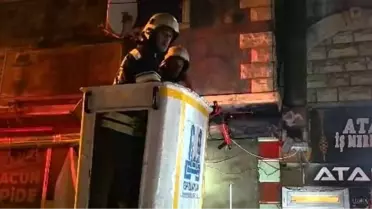 Erzurum'da İş Merkezinde Yangın Paniği