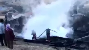 Malatya'da Yangın: 3 Ev Kullanılamaz Hale Geldi
