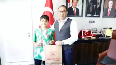 Eyüp Murat Alpaslan'dan Altın Madalya