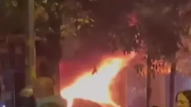 Bahçelievler korkutan anlar! Oto tamirhanede şiddetli patlama
