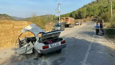Bigadiç'te Trafik Kazası: Sürücü Hayatını Kaybetti