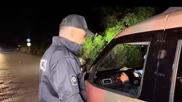 Bursa'da Dronla Trafik Denetimi
