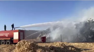 Mardin'de Mısır Balyalarında Yangın