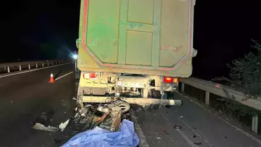 Uşak'ta motosiklet kazası: 1 ölü