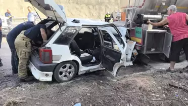 İnegöl'de Kaza: 5 Yaralı
