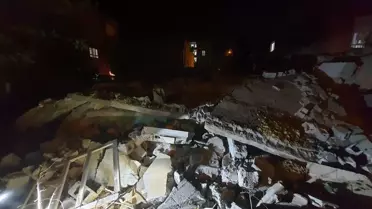 Batman'da MetruK Binada Çökme
