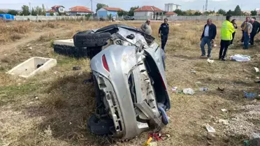 Düğün Konvoyunda Kaza: İki Kişi Yaralandı