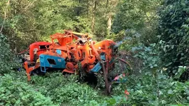 Giresun'da Patoz Uçuruma Yuvarlandı, 1 Ölü