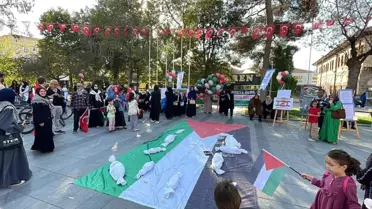 Karaman'da Gazze'ye Destek Yürüyüşü