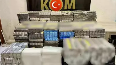Mardin'de 15 Bin Paket Kaçak Sigara Ele Geçirildi