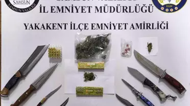 Samsun'da Narko Uygulaması: Silah ve Uyuşturucu Ele Geçirildi