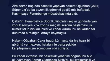 Başakşehir FK'dan MHK'ye Eleştiri