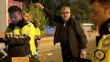 Alkollü sürücü polisi suçladı: Ekmeğimi sen mi vereceksin