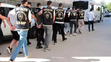Antalya'da Suç Örgütüne Operasyon