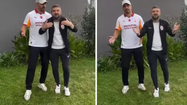 Galatasaraylı taraftarlardan yıldız futbolcuya iki dilde mesaj