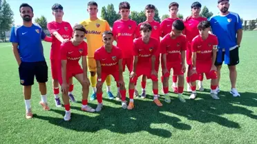 Kayserispor U-15, Çankaya'yı 4-0 Geçti