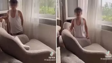 Görüntüye tepki yağıyor: Bir anne evladına böyle şaka yapar mı?
